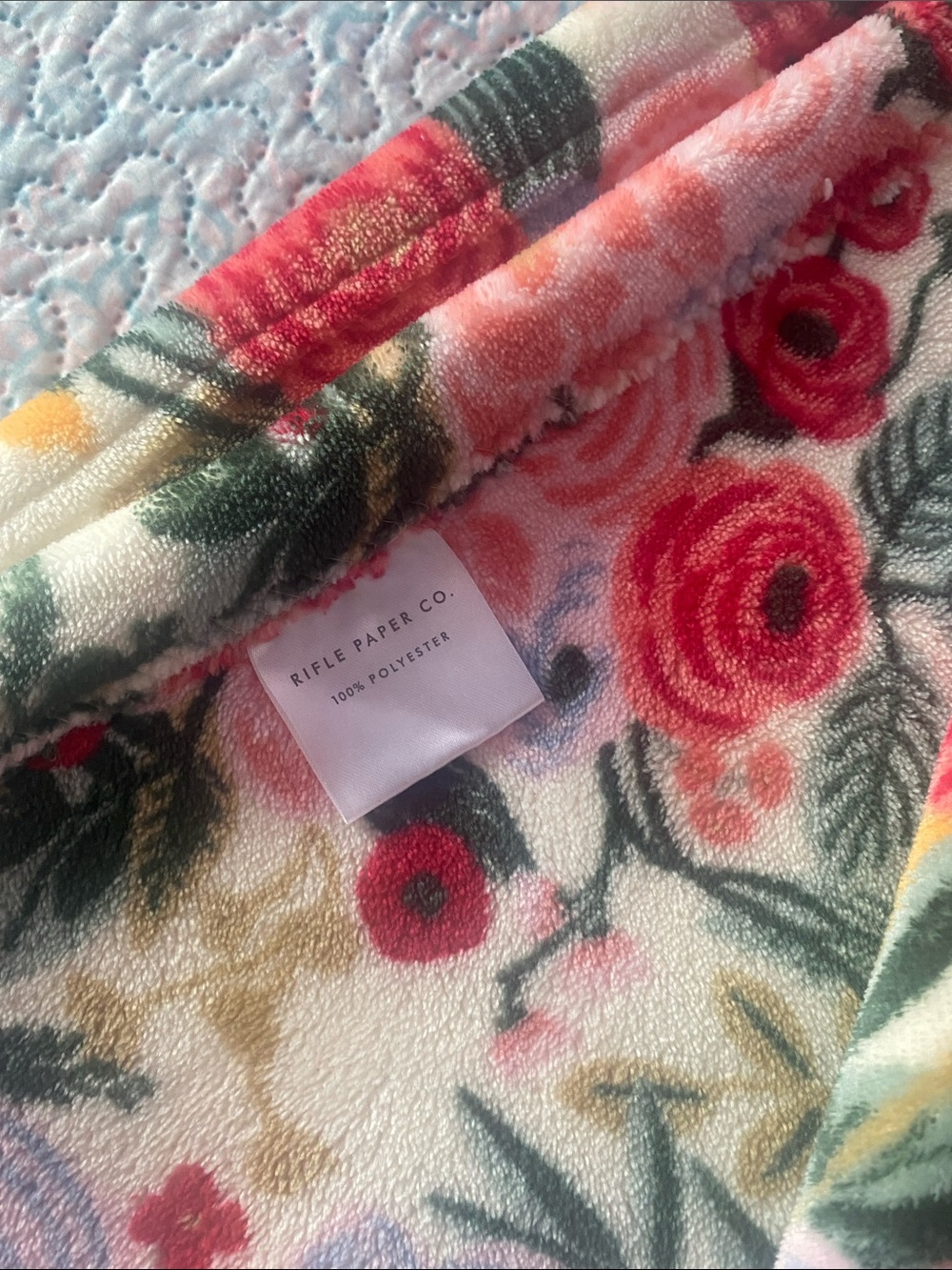 Rifle Paper Co. Garden Party Throw Blanket - Picture 3 of 5